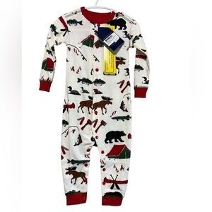 Little Blue House/Hatley Kids Happy Camper Applique wildlife, nature 1pc Sz